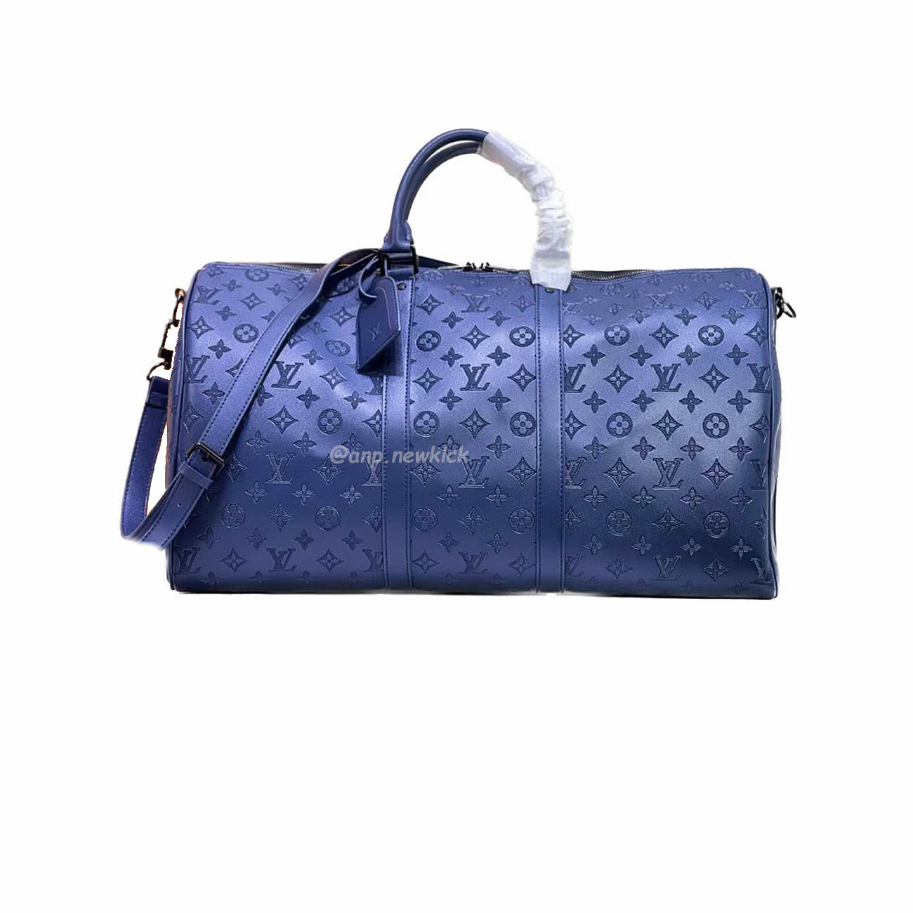 Louis Vuitton Keepall Bandouliere Monogram 50 Navy Duffel Bag (64) - newkick.vip